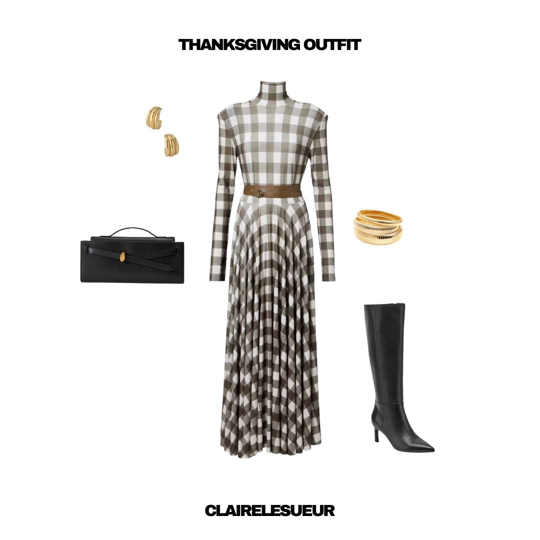 Another Thanksgiving ootd, this Norma Kamali dress is a stunner! The turtleneck and belted waist add detail and structure for a polished look. 🦃💛

#thanksgiving #thanksgivingoutfit #thanksgivinglook #thanksgivingootd #holidays #baublebar #marcfisher #veronicabeardpurse #normakamali 

#LTKSeasonal #LTKHoliday
