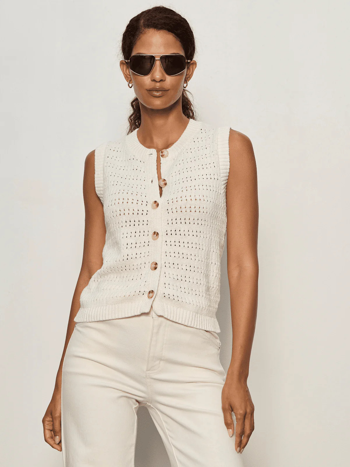 POINTELLE SHELL VINTAGE IVORY | Sanctuary Clothing