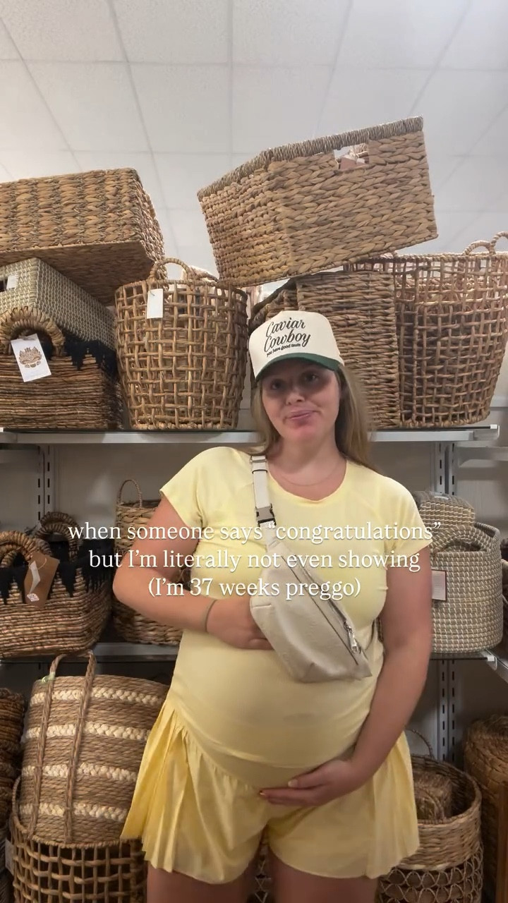 I can’t escape the bump comments even in @homegoods! Low key ready to not be pregnant anymore and enjoying baby boy snuggles! 

#2025baby #pregnantlife #37weekspregnant #pregnancyhumor
