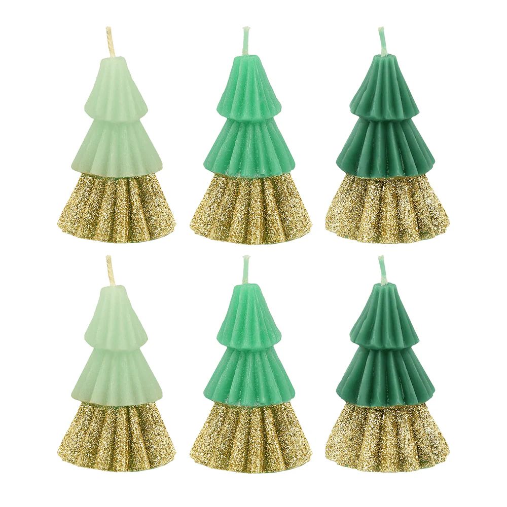 Meri Meri Green Mini Tree Candles | Shop Sweet Lulu