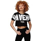 FOCO Women's NFL Team Logo Ladies Fashion Crop Top Shirt | Amazon (US)