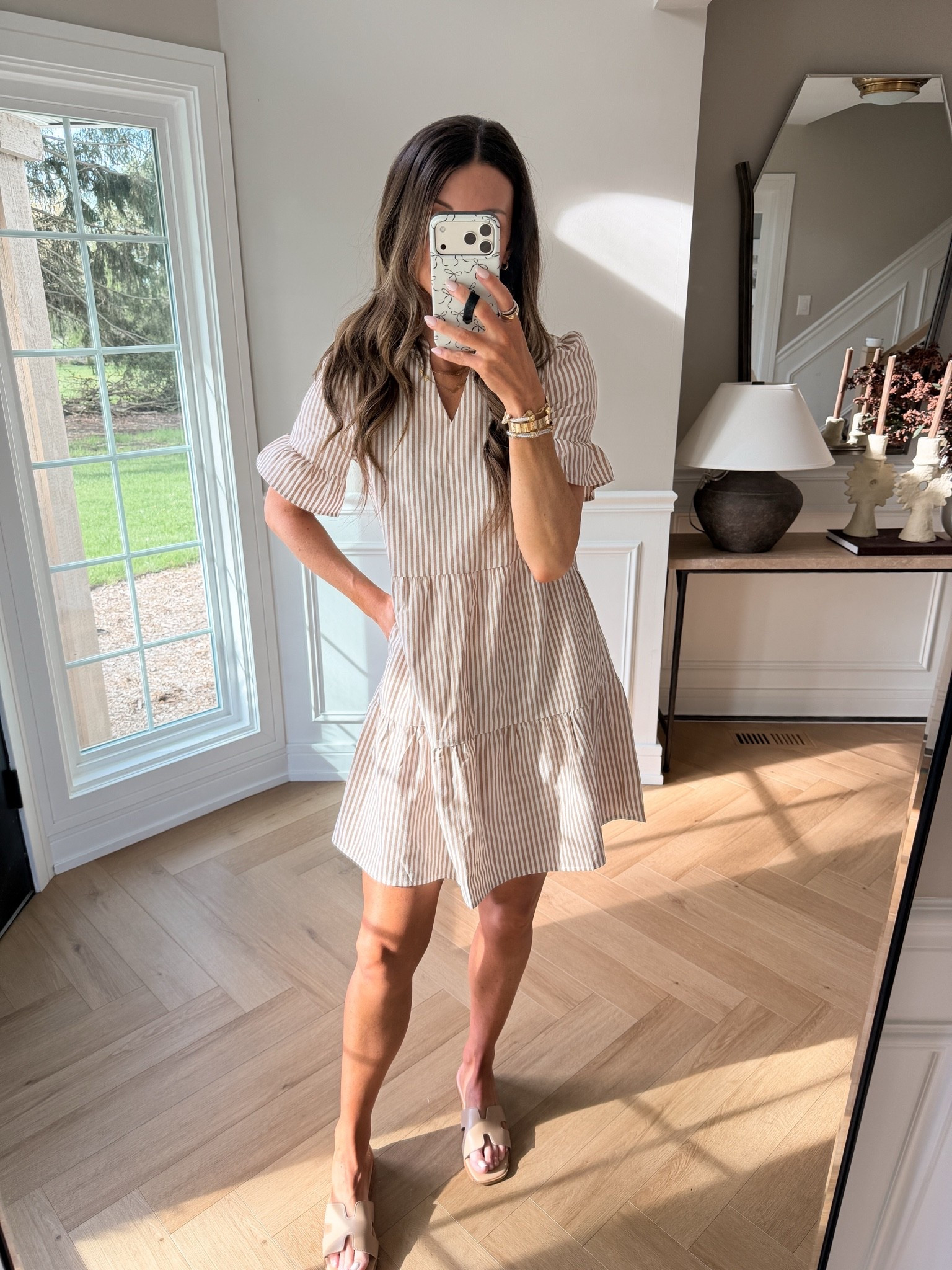The cutest striped tiered dress that is perfect for the office, Church, brunch, or any showers you might have this summer. Affordable and so versatile!

#LTKgrwm #LTKootd #LTKdayinmylife