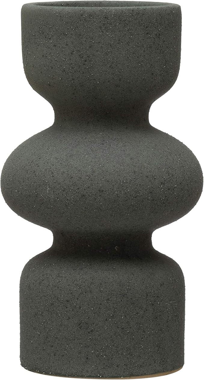 Bloomingville Stoneware Tealight/Taper, Matte Grey Candle Holder | Amazon (US)