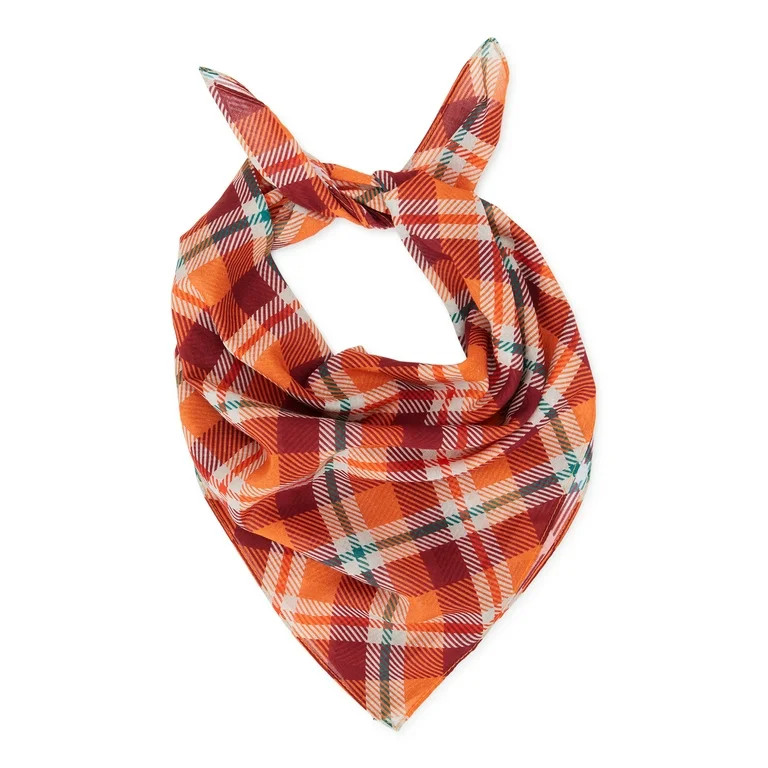 Time and Tru Women’s Harvest Plaid Bandana | Walmart (US)