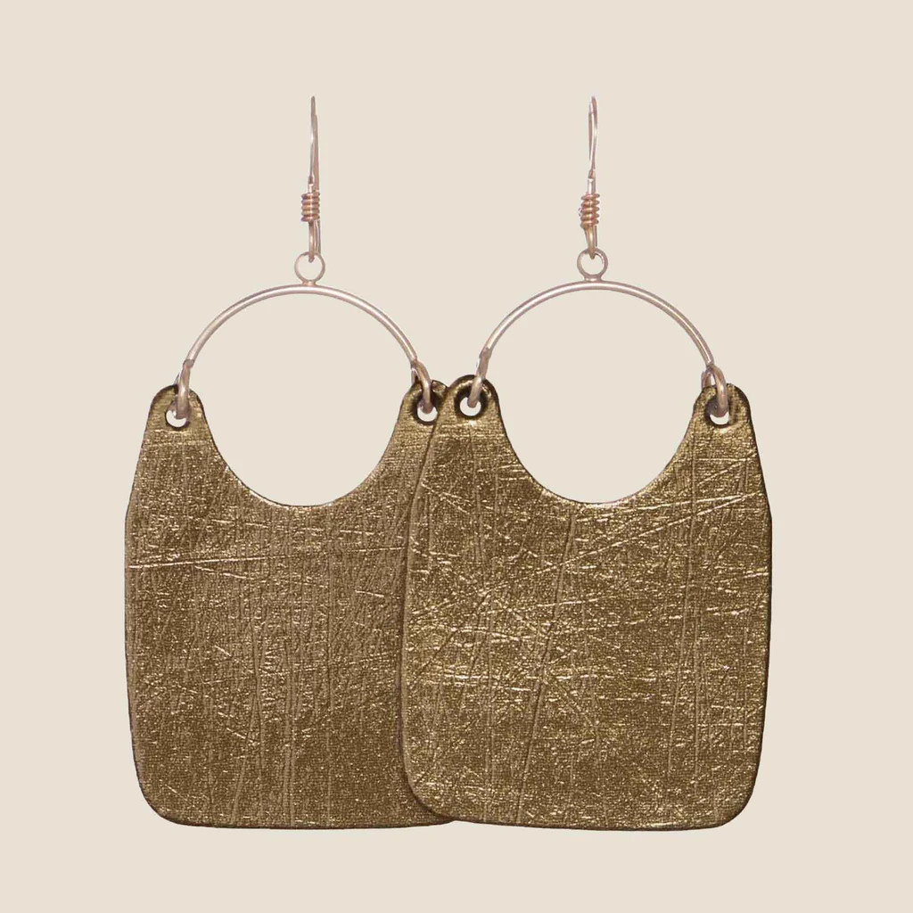 Vintage Bronze Charlies | Nickel and Suede