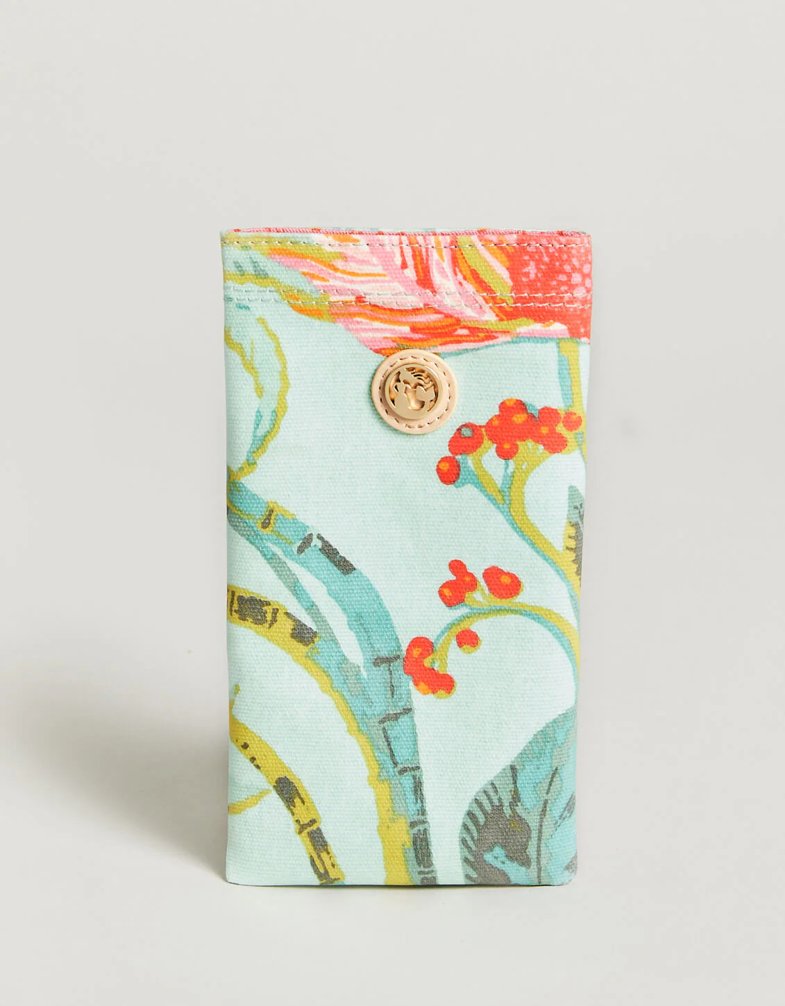 Sunglass Case Queenie Tropical Floral Sea Foam | Spartina 449