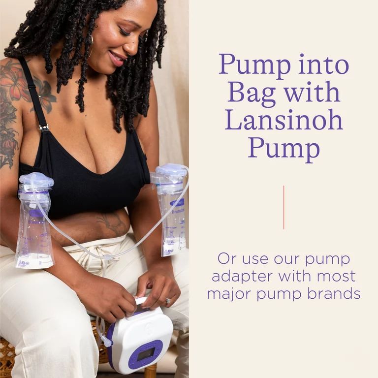 Lansinoh Breastmilk Storage Bags for Breastfeeding Moms, 50 Ct | Walmart (US)