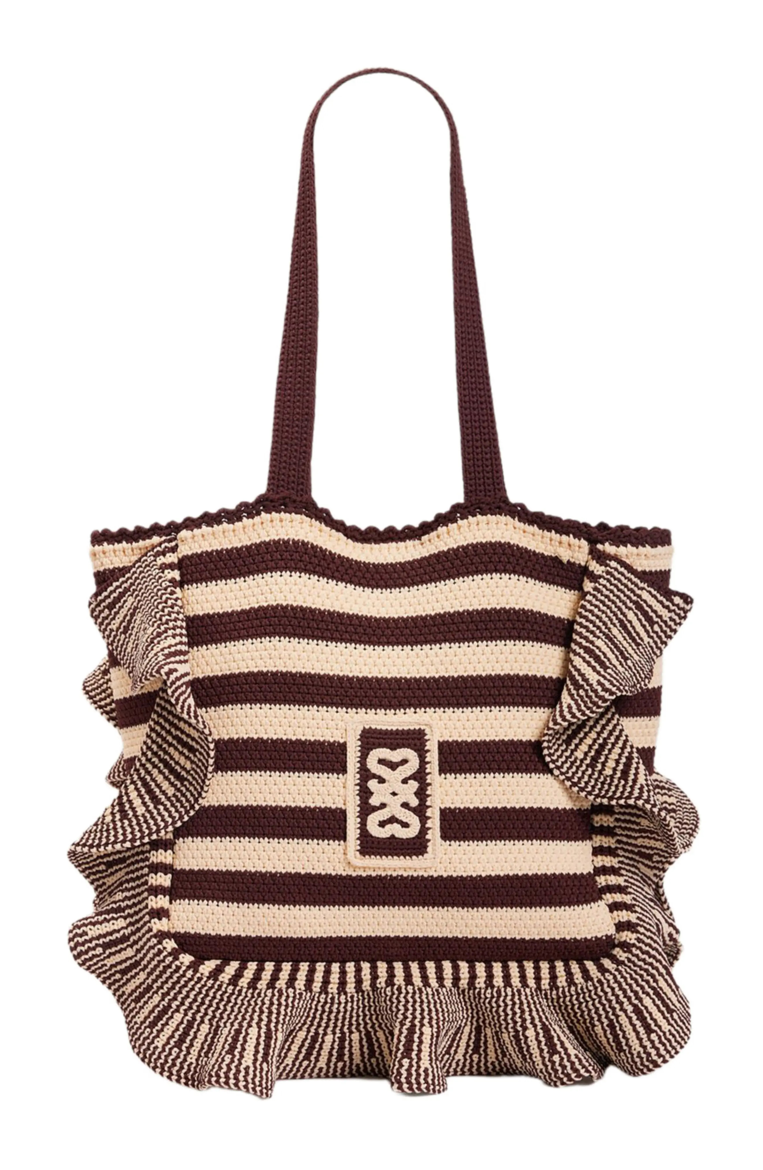 Striped crochet bag (Women) | Nordstrom | Nordstrom
