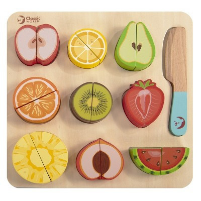 Classic World Cutting Fruits Wooden Puzzle | Target