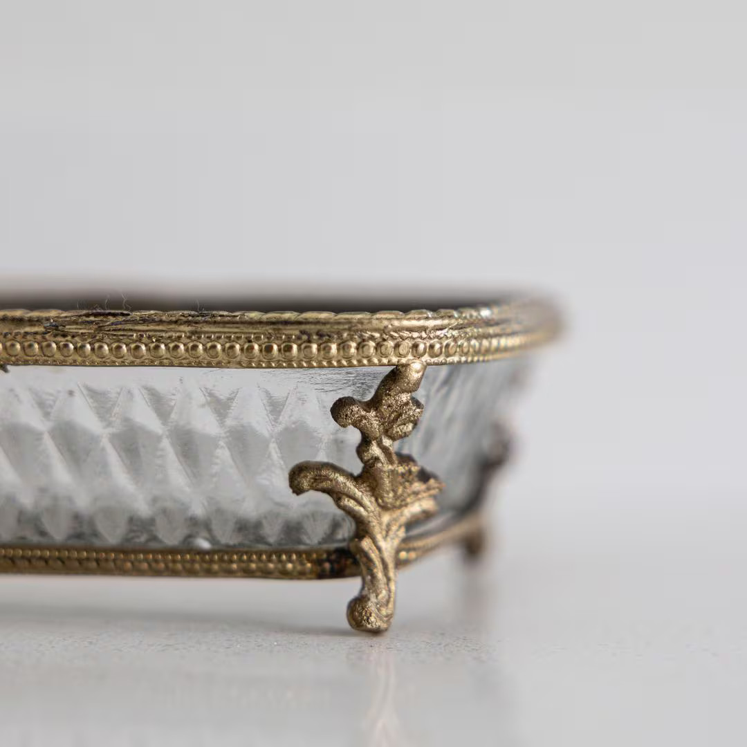 Antique Inspired Metal Footed Soap Dish - Etsy | Etsy (US)