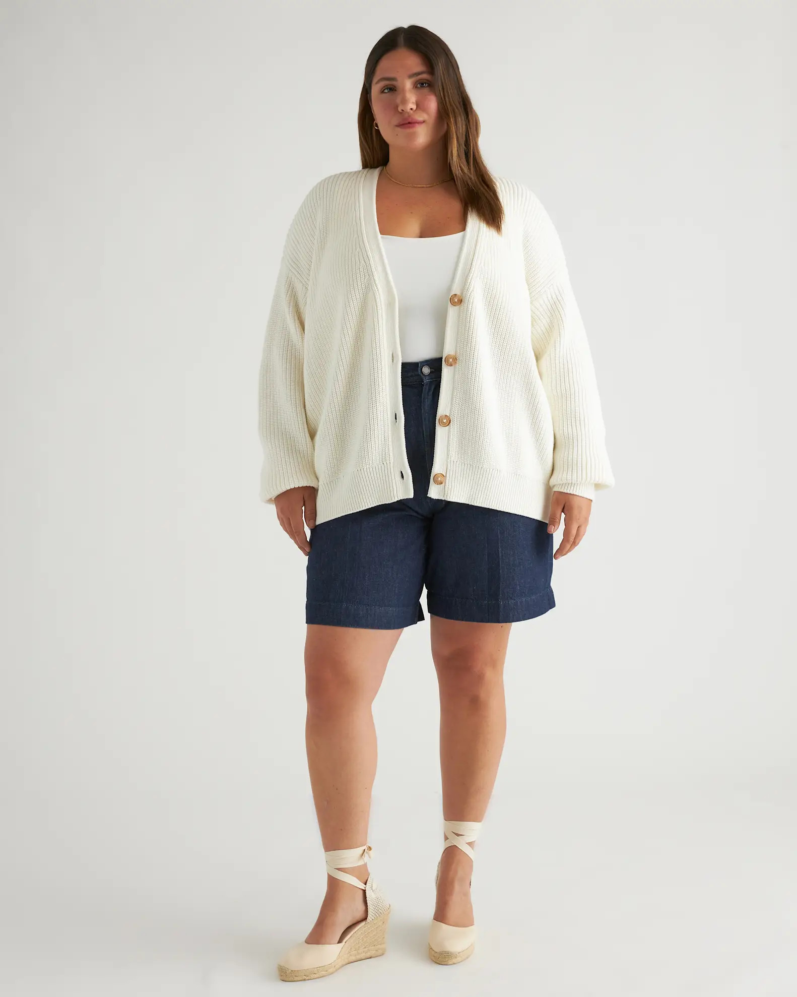 100% Organic Cotton Oversized Boyfriend Cardigan | Quince