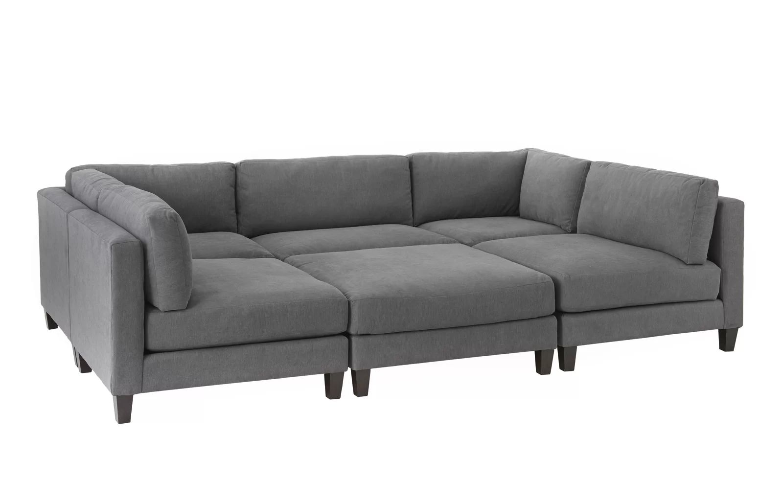 Chelsea 120" Wide Symmetrical Modular Corner Sectional | Wayfair Professional