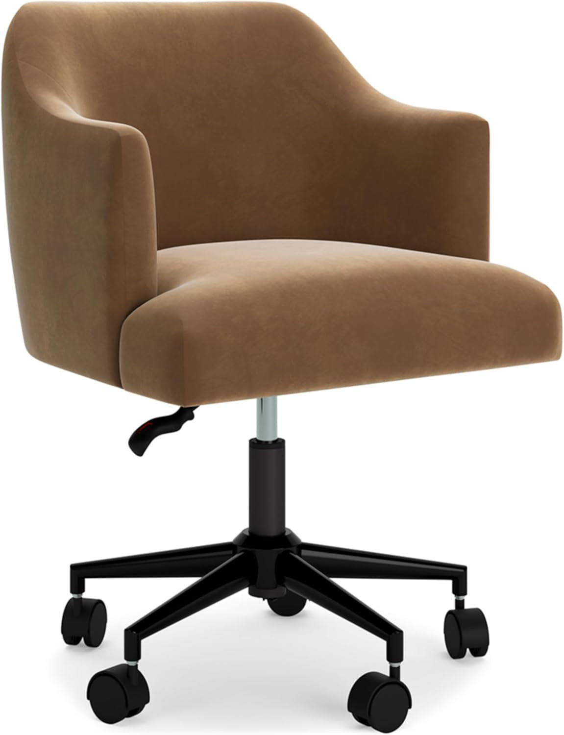 Signature Design by Ashley Austanny Contemporary Velvet Upholstered Swivel Home Office Desk Chair... | Amazon (US)