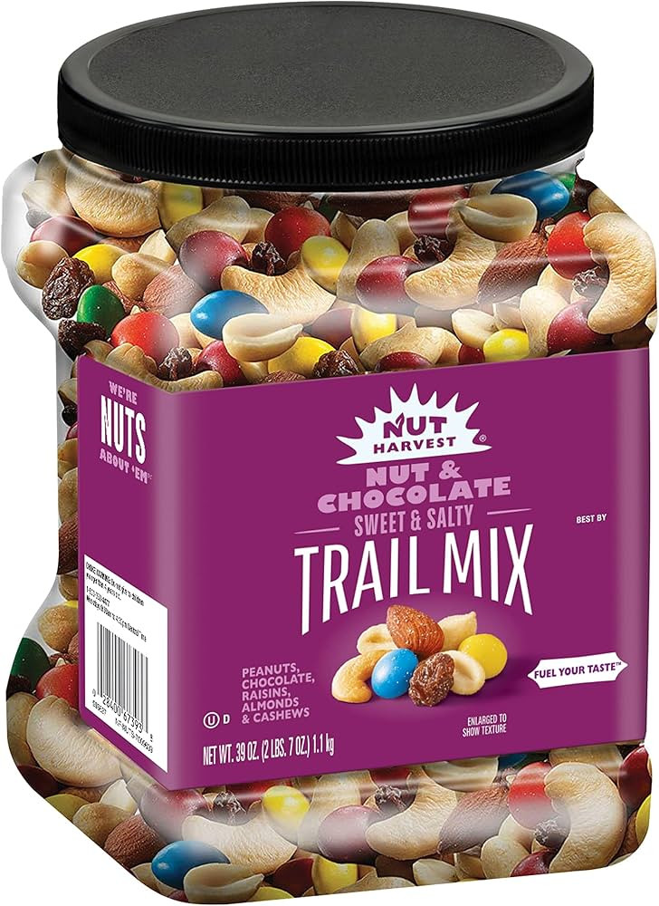 Nut Harvest, Nut & Chocolate Mix, 39 Ounce Jar | Amazon (US)