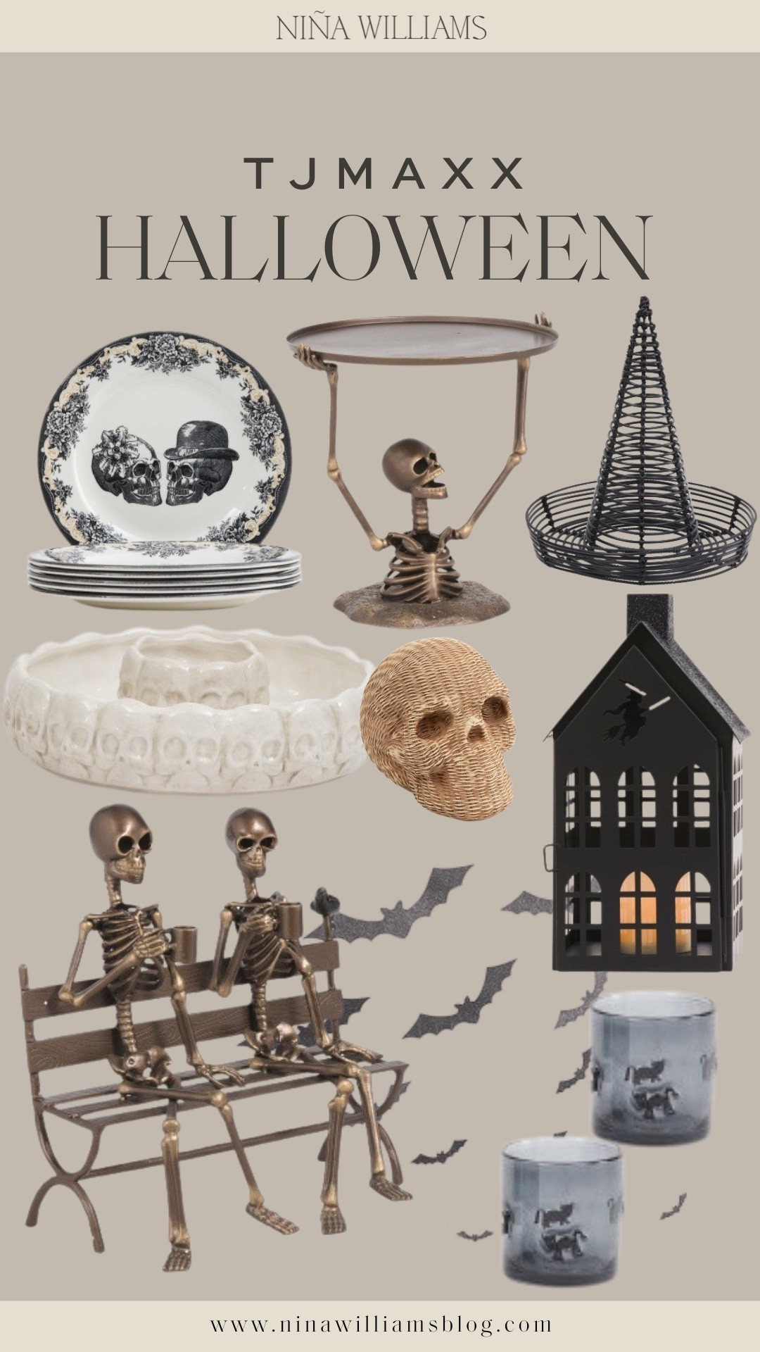 TJ Maxx Halloween decor finds -  aesthetic home

#LTKHalloween #LTKHome #LTKFindsUnder100