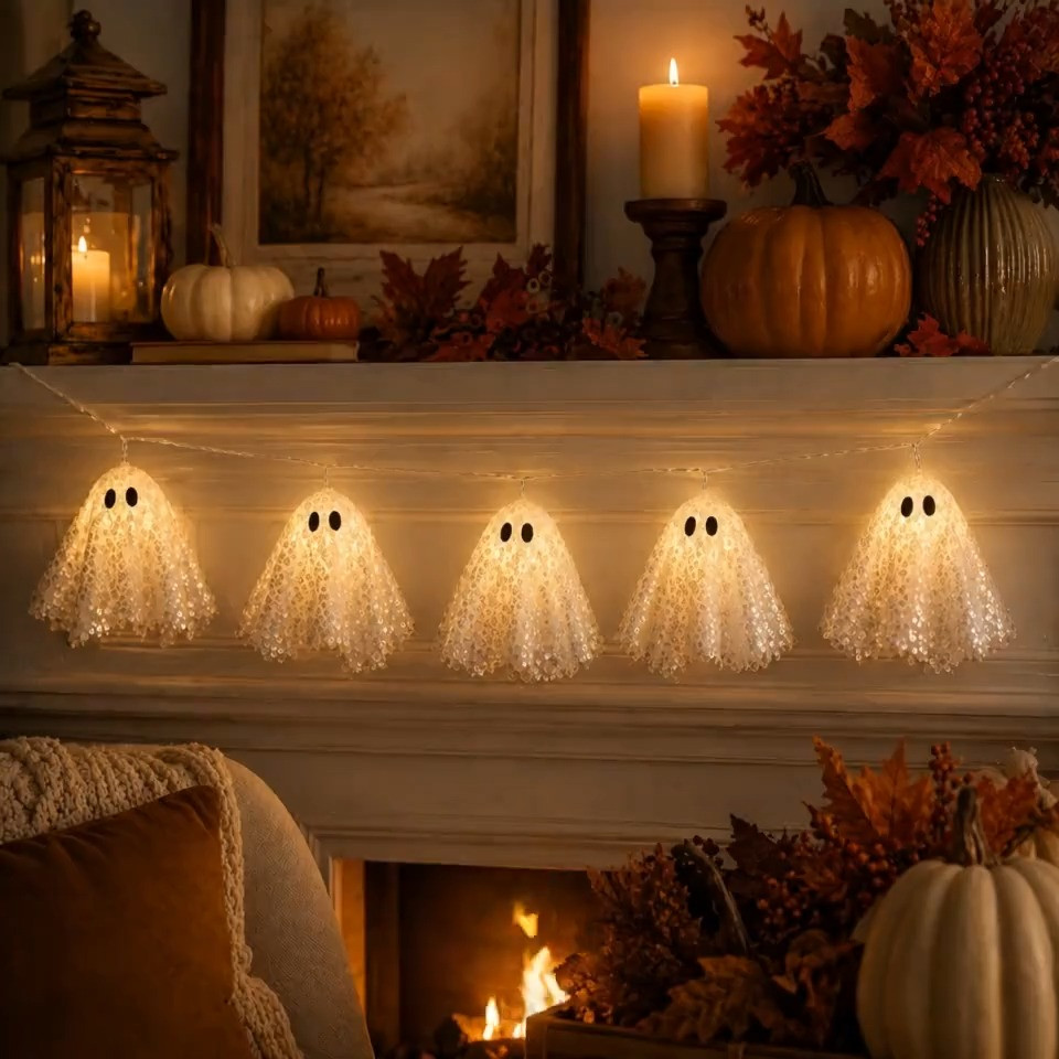 Halloween Ghost Lights - Spooky Ghost String Lights for Mantel Shelf Wall Porch Party and Seasonal Home Decor Display Styling, Halloween Front Door Decor | Home Sweet Spooky Home | Halloween Wreath | Halloween Sign | Halloween Decor | Halloween Door Hanger | Wreath, Halloween Pillow - Trick or Treat Embroidered Decorative Cushion, Knit pumpkin garland for mantel 6' garland, fall bookshelf, little pumpkin baby birthday decor, autumn decor garlands, cozy gifts, Stained Glass Pumpkin Figurine: Halloween Suncatcher Decor,Neutral Halloween Blanket Bat Boho Halloween Decor Bat Woven Blanket Floral Halloween Throw Blanket Fall Home Decor,Skeleton Family Sofa Cover, Halloween Couch Protector, Gothic Home Decor Gift,Halloween Skeleton 3D Printed Quilt Rug, Skeleton Welcome Mat, Indoor Halloween Decor, Fall Home Decoration, Spooky Season Gift,halloween edit, halloween decor, spooky season, spooky decor, cozy spooky, fall home, fall decor, halloween vibes, seasonal decor, home decor, neutral decor, cozy home, modern halloween, minimal halloween, spooky chic, spooky glam, aesthetic decor, home inspo, interior design, styled home, pumpkin decor, skeleton decor, halloween wreath, doormat decor, throw pillows, tablescape, dining decor, outdoor decor, front porch decor, entryway decor, ltk home, ltk seasonal, home decor finds, decor inspo, fall aesthetic, pinterest inspo, amazon home, shop the look, homes of instagram, interior styling 

 #LTKSeasonal #LTKHome #LTKSaleAlert
