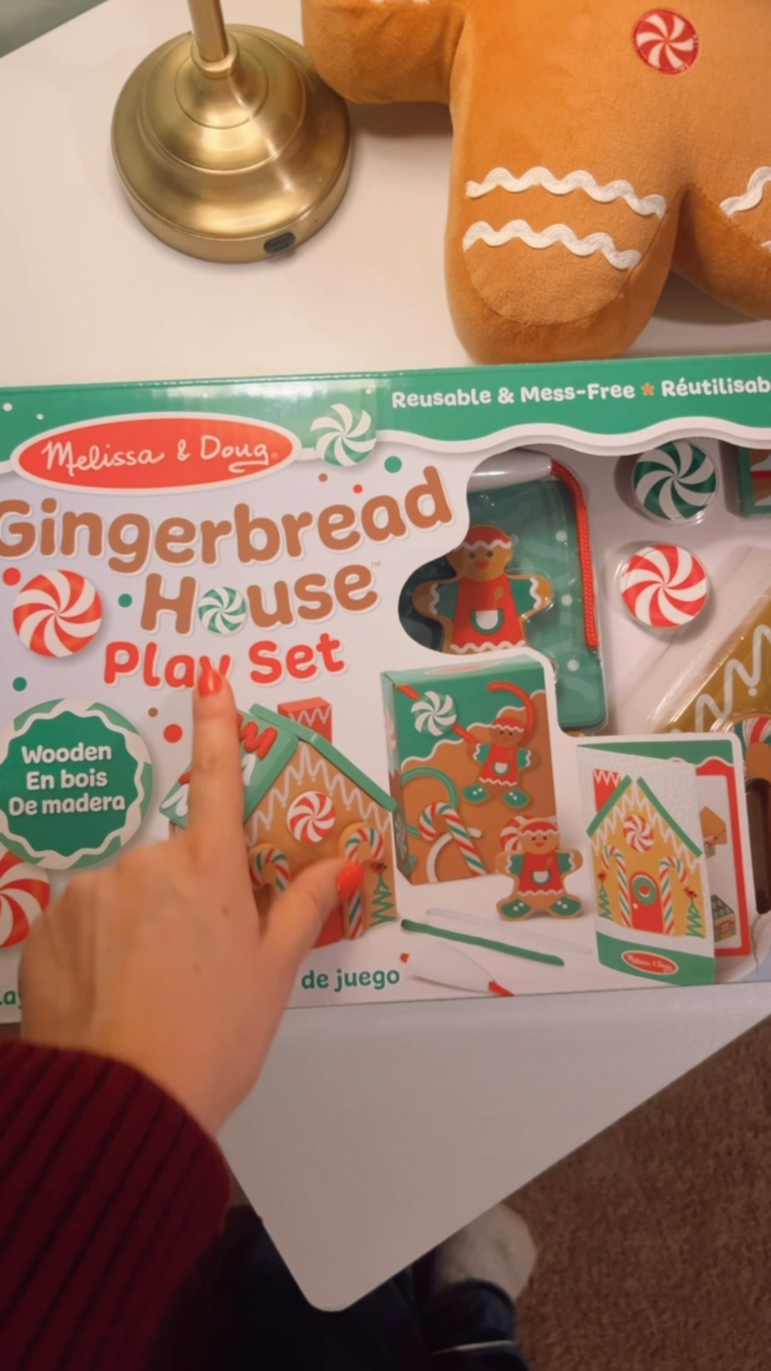 Back in Stock and on Sale for $15!! 

The cutest little toddler activity. There’s a pink one too. 

A gingerbread house that’s reusable — genius!!! ❤️🎄✨

Melissa and Doug | Walmart | Toddler Activity | Gingerbread House | Christmas Activity 

#LTKKids #LTKHoliday #LTKSeasonal
