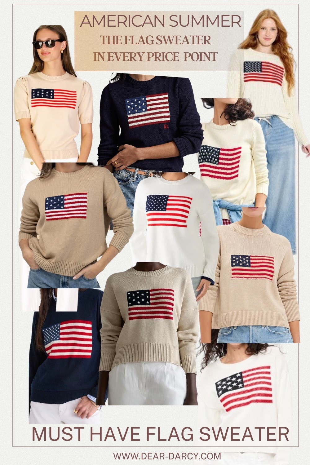 American summer
With a touch of Ralph Lauren 

Flag sweater in every price post
Long sleeve, short sleeve and in cream navy or light blue

#LTKootd #LTKgrwm