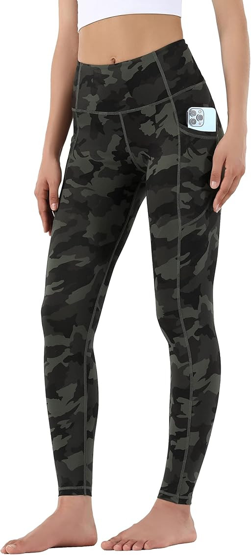 OVRUNS Yoga Pants for Women - High Waist Gym Leggings Tummy Control Workout Running Exercise Gym ... | Amazon (UK)