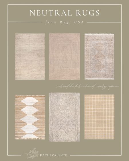 neutral rug roundup to help fill your home with lovely, subtle, and versatile pieces 🤎 #rugs #rugroundup #homedecor 

#LTKhome #LTKFind #LTKfamily