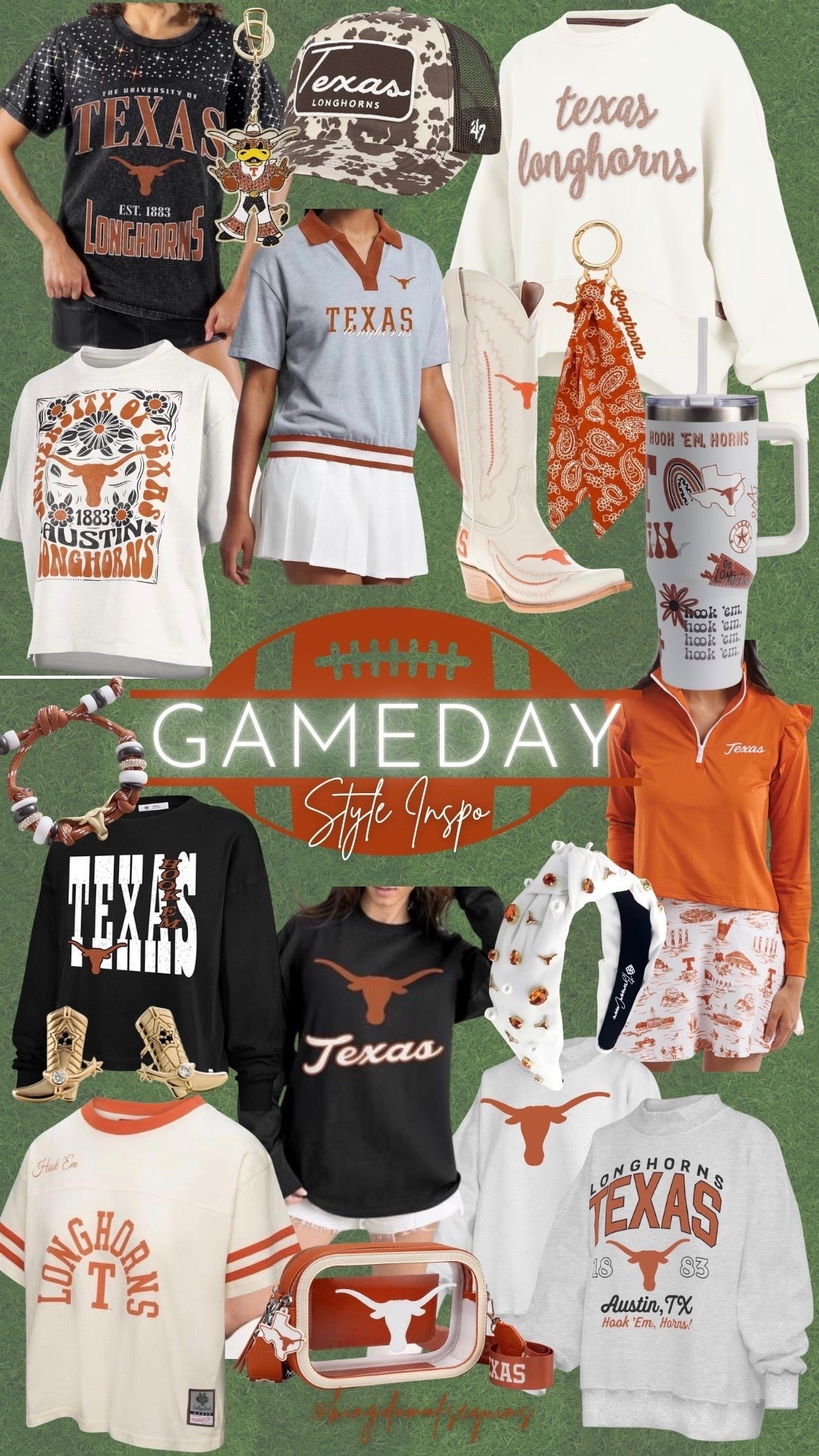 Texas Longhorns game day swag for the cutest game day fit 🧡🏈

#LTKSeasonal #LTKootd #LTKgrwm