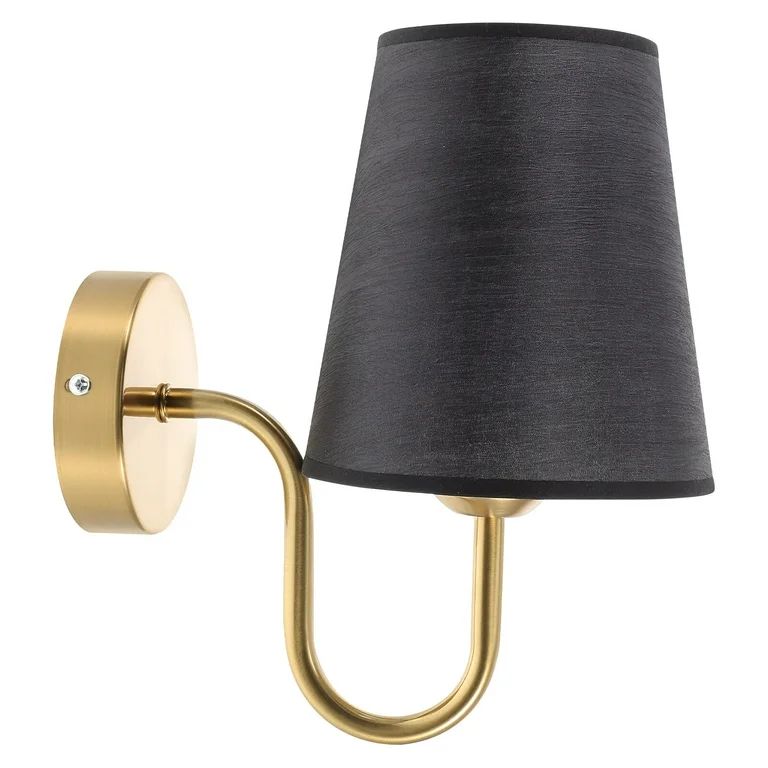 NUOLUX Rustic Wall Lamp Column Stand Wall Sconce with Fabric Shade for Lighting - Walmart.com | Walmart (US)