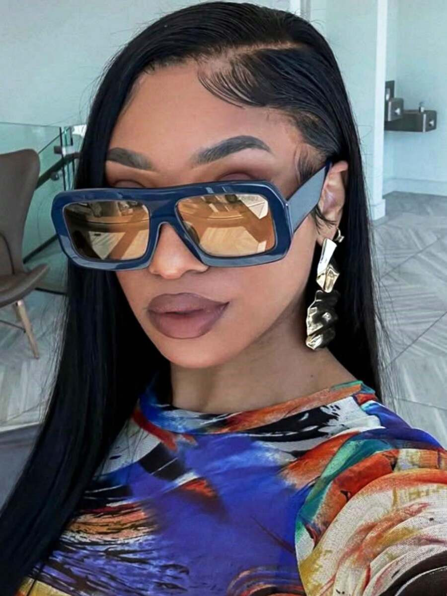 1pc Oversized Fashion Glasses For Women Glasses For Driving Beach Travel Fashion Glasses For Wome... | SHEIN