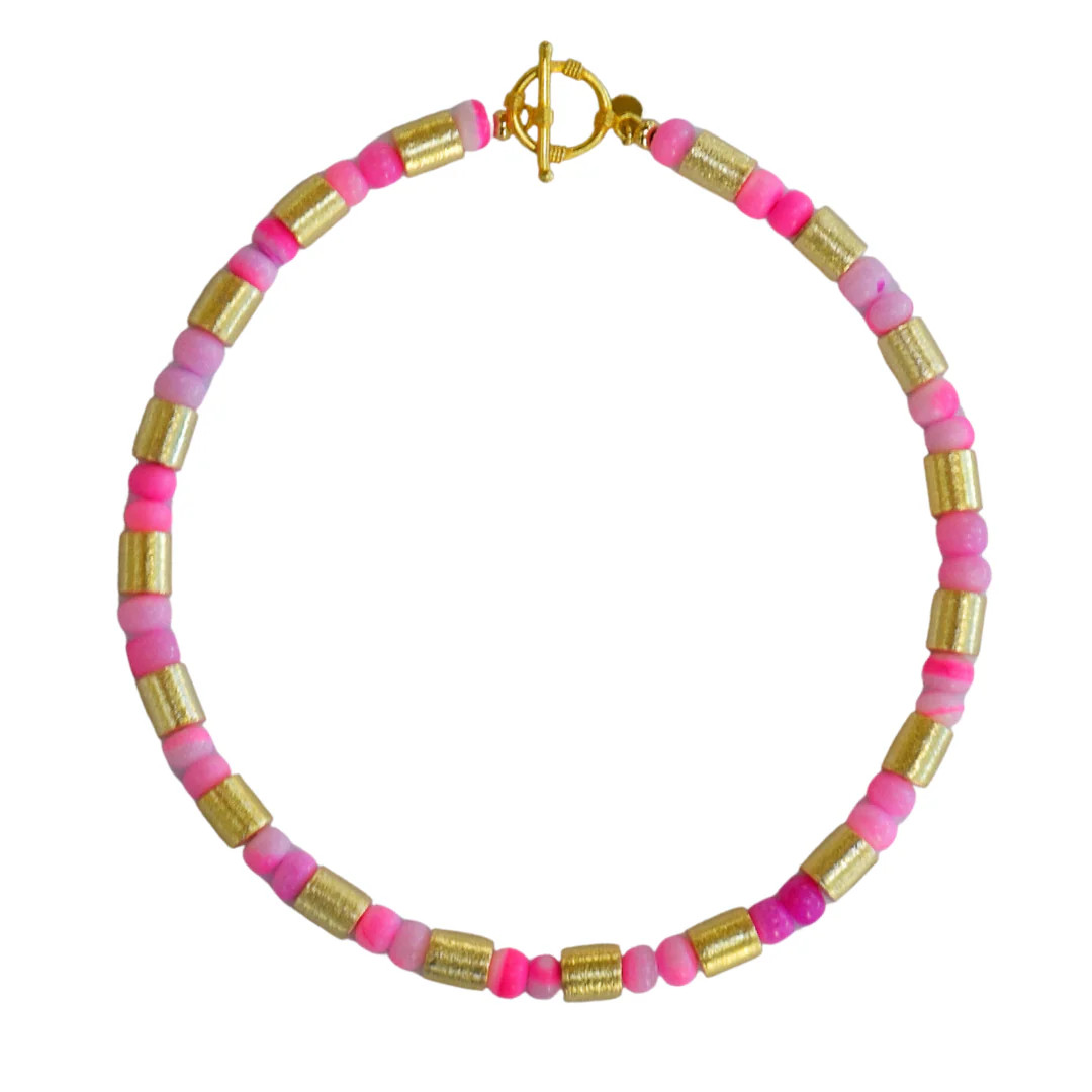 St. Germain Collar - Pink | Accessory Concierge