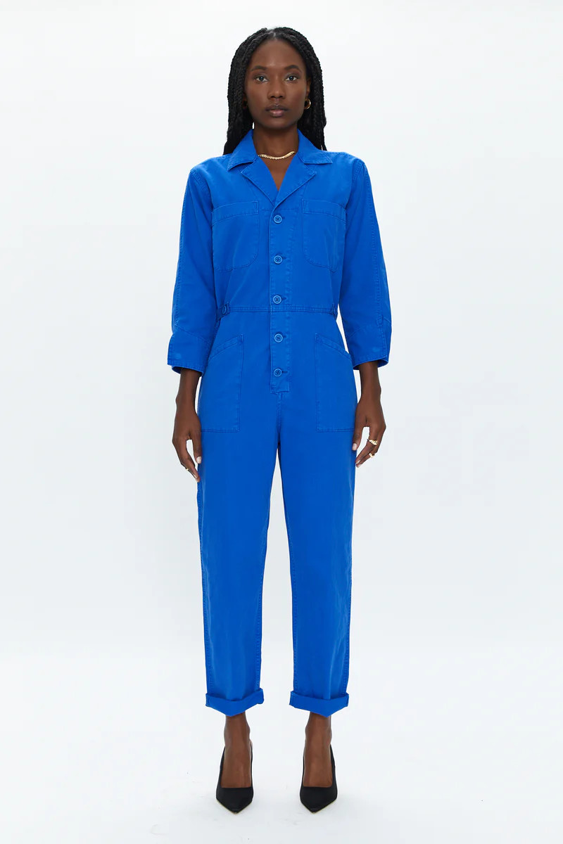 Tanner Long Sleeve Field Suit - Cobalt | Pistola Denim