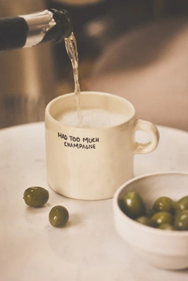 Anna + Nina Too Much Champagne Mug | Anthropologie (UK)
