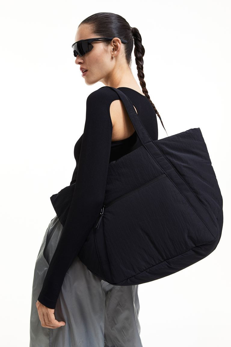 Padded Sports Tote - Beige - Ladies | H&M US | H&M (US + CA)