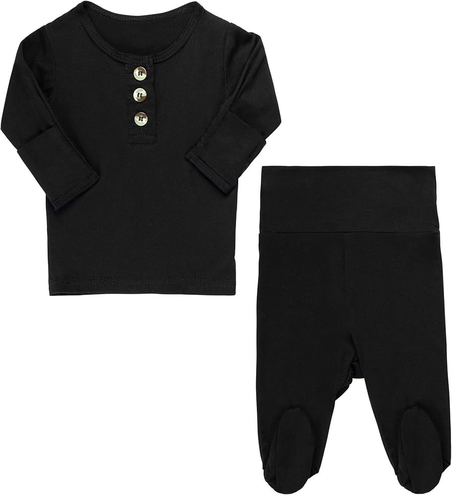 Top + Bottom Unisex Going Home Outfit Baby Boy - Girl | Newborn Boy Take Home Outfit Set | Amazon (US)