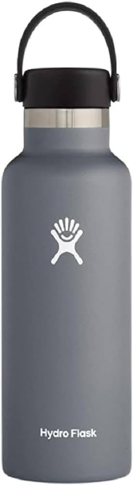 Hydro Flask Stainless Steel Standard Mouth Water Bottle with Flex Cap and Double-Wall Vacuum Insu... | Amazon (US)