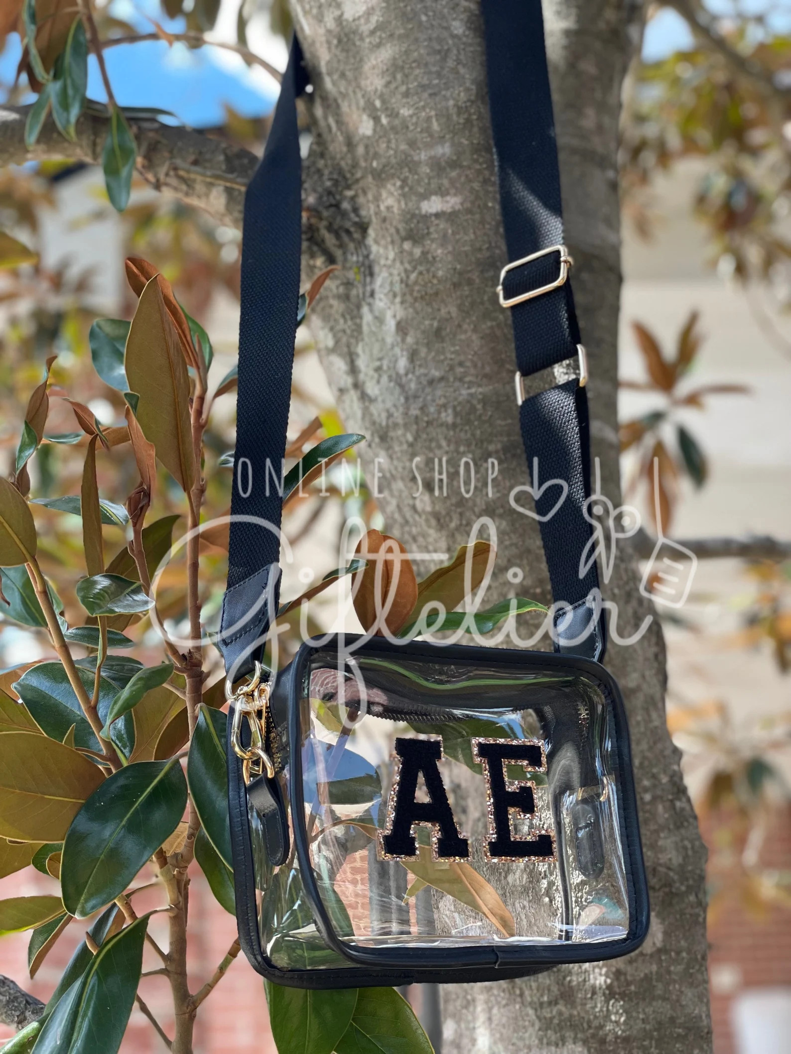 Stadium Bag Clear Crossbody Bag Chenille Letters Customize - Etsy | Etsy (US)