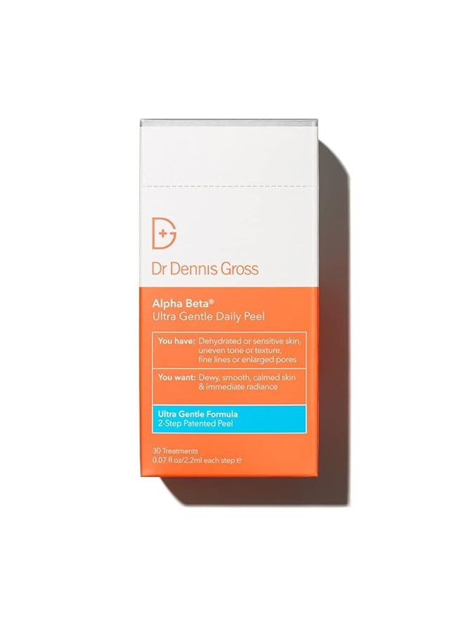 Dr. Dennis Gross Alpha Beta Ultra Gentle Daily Peel: for Dehydrated or Sensitive Skin, Uneven Ton... | Amazon (US)