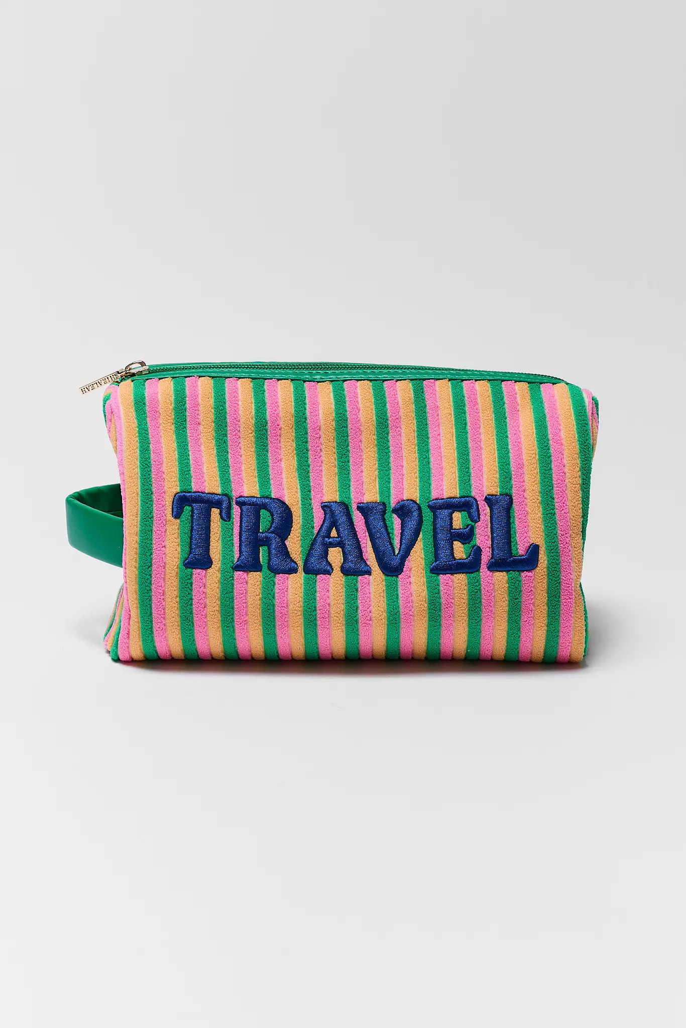 Striped Terry Cloth Cosmetic Bag | Avara