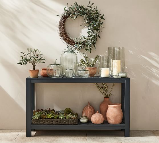 Indio Metal Outdoor Console Table (51") | Pottery Barn (US)