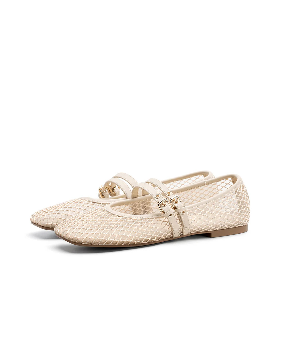 Magic | Square Toe Mary Jane Flats | Fitory Footwear US