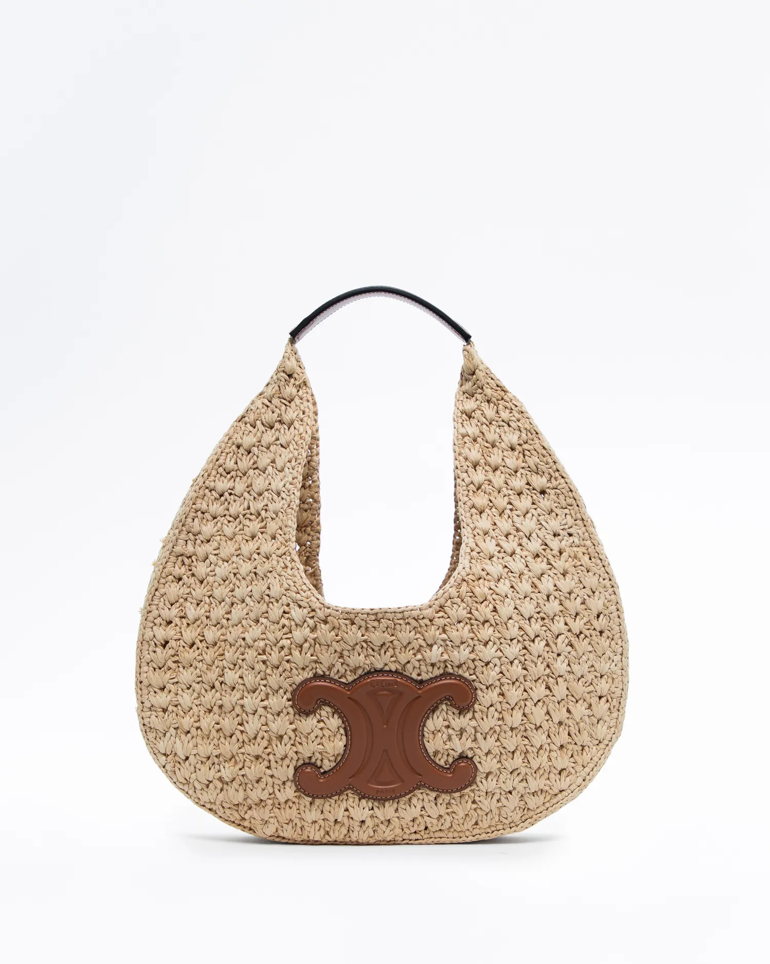 Raffia Classic Panier Hobo Bag | Vivrelle