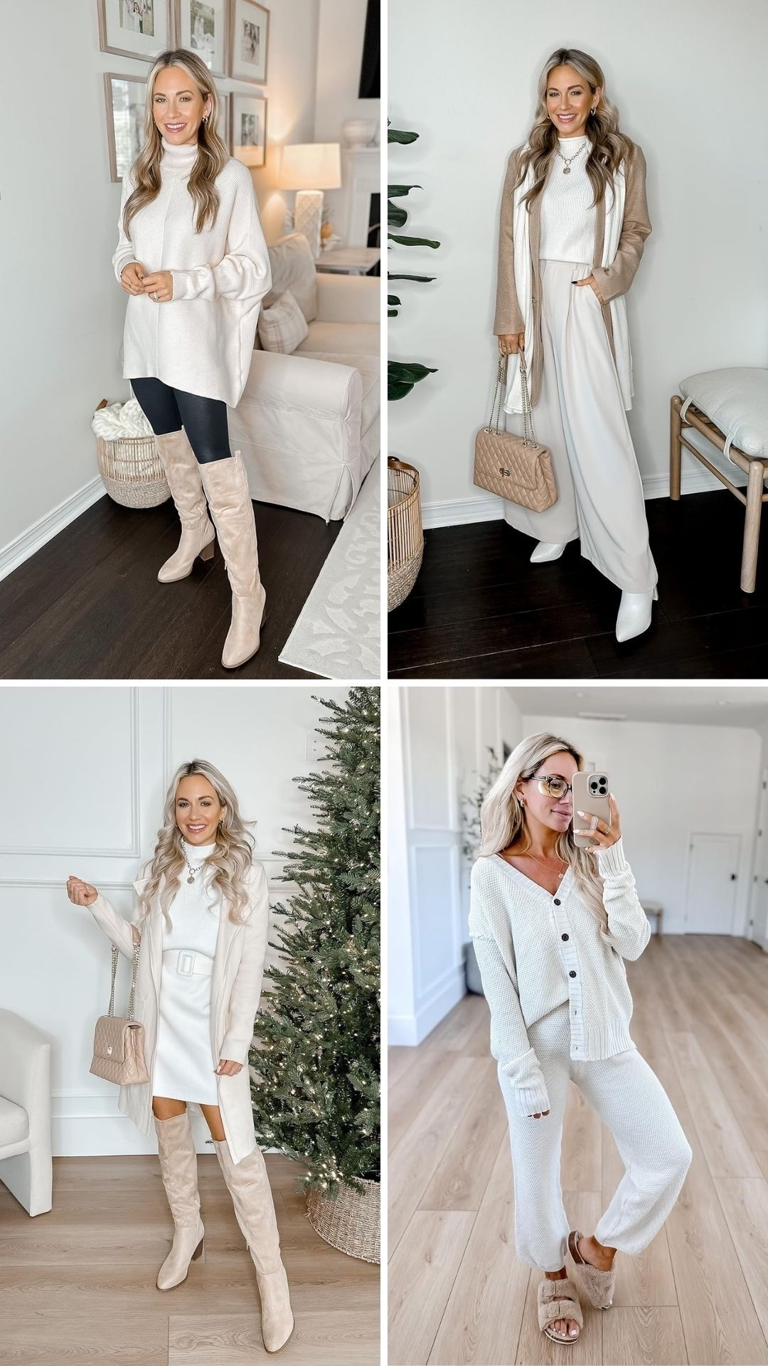 Winter Whites 🤍 white winter outfit ideas - perfect for the holidays! 

#LTKootd #LTKHoliday #LTKPetite