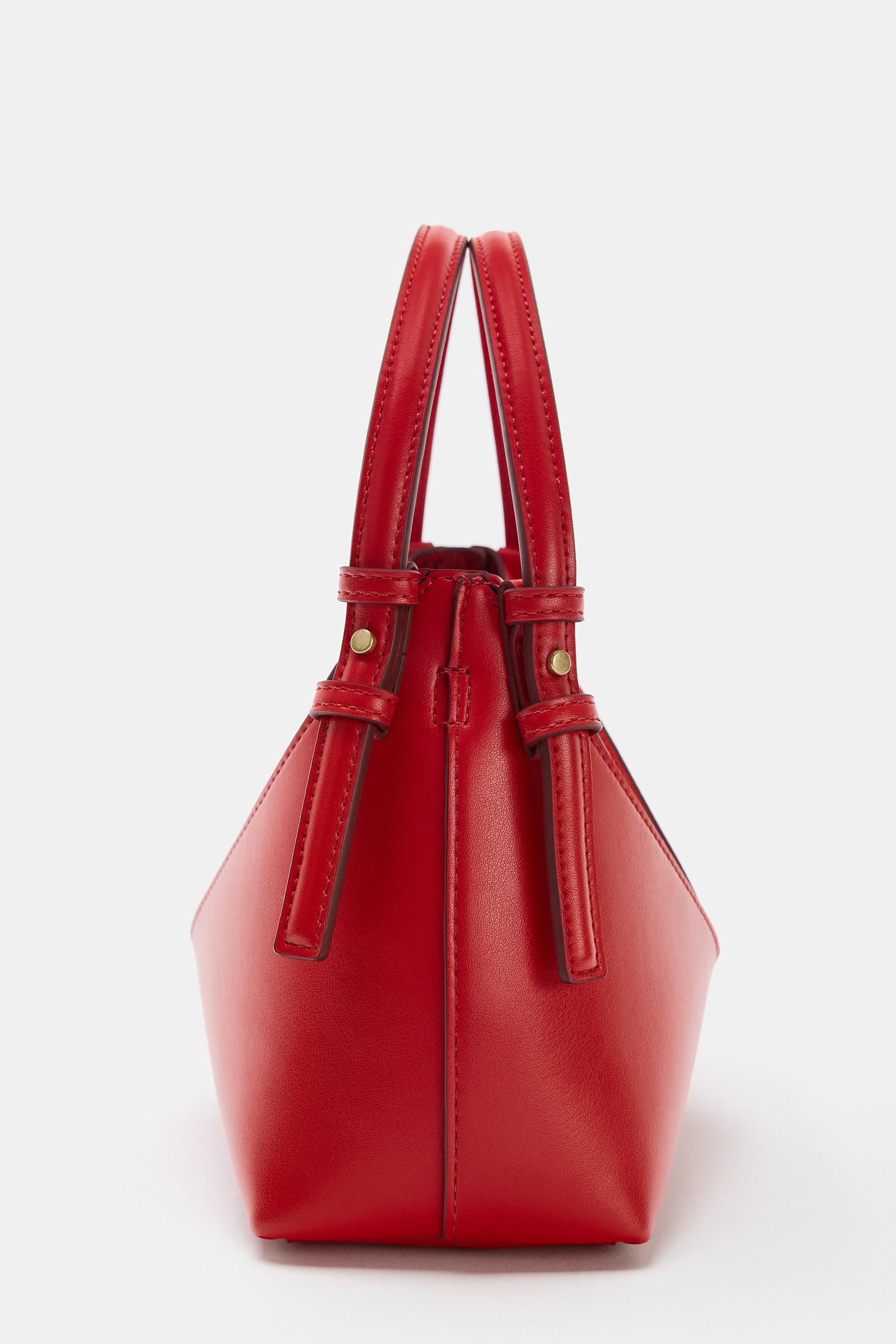 MINI SEAM DETAIL BUCKET BAG | Zara US