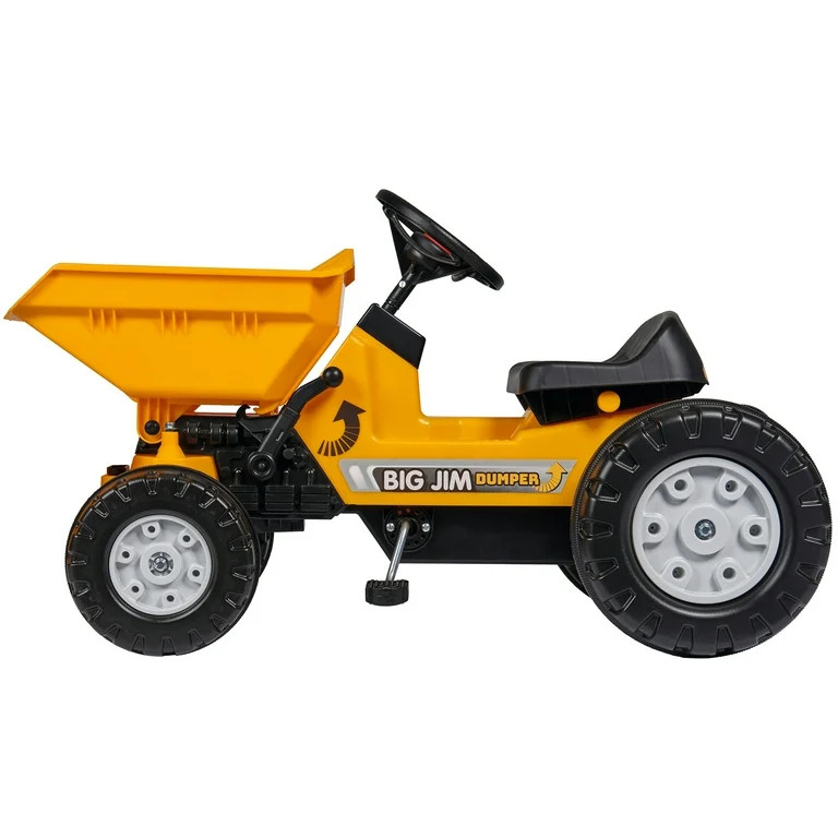 BIG: Jim Dumper Ride-On - Tractor Farm & Construction Toy Vehicle, Truck w/ Tipping Bed, Steering... | Walmart (US)