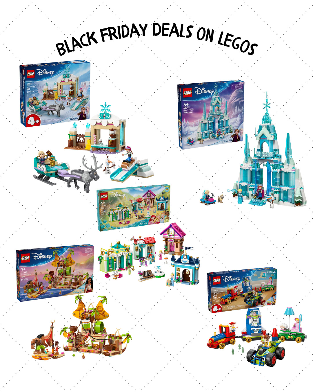 ✨BLACK FRIDAY LEGO DEALS ARE LIVE!✨
If you’ve got a Frozen fan, a Moana lover, or a little builder at home… these LEGO sets are up to 40% OFF right now! 🧊🏰🌺
I linked every one in my LTK + Amazon storefront so you don’t have to hunt for them 🚂💨

➡️ Perfect gift ideas
➡️ Disney theme LEGOS
➡️ Black Friday price drops
➡️ Kid-approved 🎁

🧱 Tap to shop before they sell out!
#LTKHolidayGiftGuide #BlackFridayFinds #LegosForKids #DisneyLegos #LTKGiftIdeas 

 #LTKCyberWeek #LTKGiftGuide #LTKKids