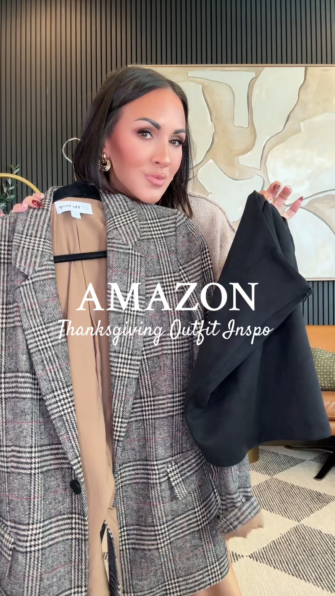 Thanksgiving Chic 🍁🖤

This Amazon look is giving polished and cozy vibes—perfect for hosting or heading out! Pairing a classic black mini skirt with timeless plaid for that elevated touch.

5’2” | 130 lbs | 34DD 
-
#ThanksgivingLook #affliate #AmazonFashion #PetiteStyle #StyleInspo #outfitinspo #ThanksgivingOutfit #ootd #AmazonStyle #fashionover40

#LTKStyleTip #LTKHoliday #LTKOver40