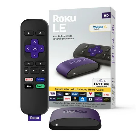 Roku LE HD Streaming Media Player with High Speed HDMI Â® Cable and Simple Remote | Walmart (US)