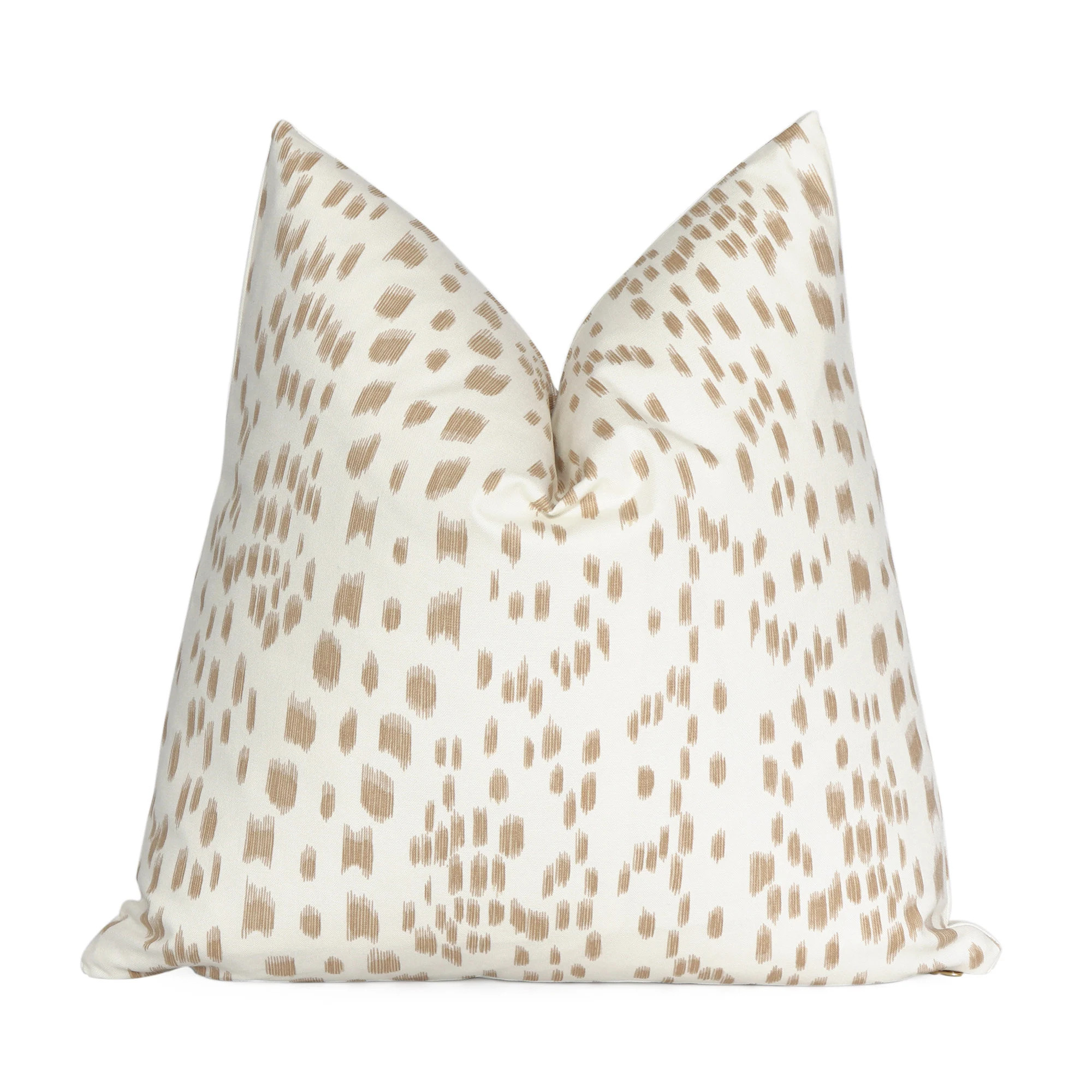 Brunschwig Fils Les Touches Sand Decorative Designer Pillow with Zipper, Square Eurosham or Body ... | Etsy (US)