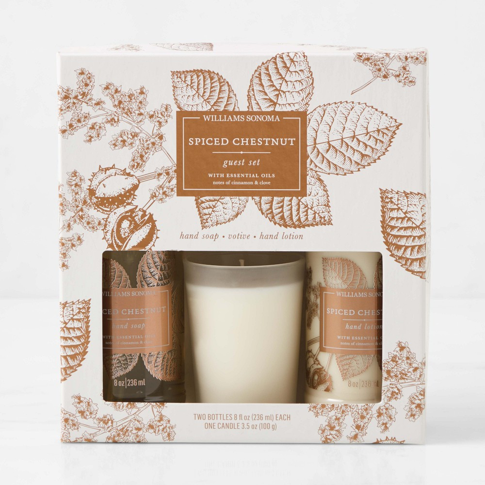 Williams Sonoma Spiced Chestnut Guest Set | Williams-Sonoma