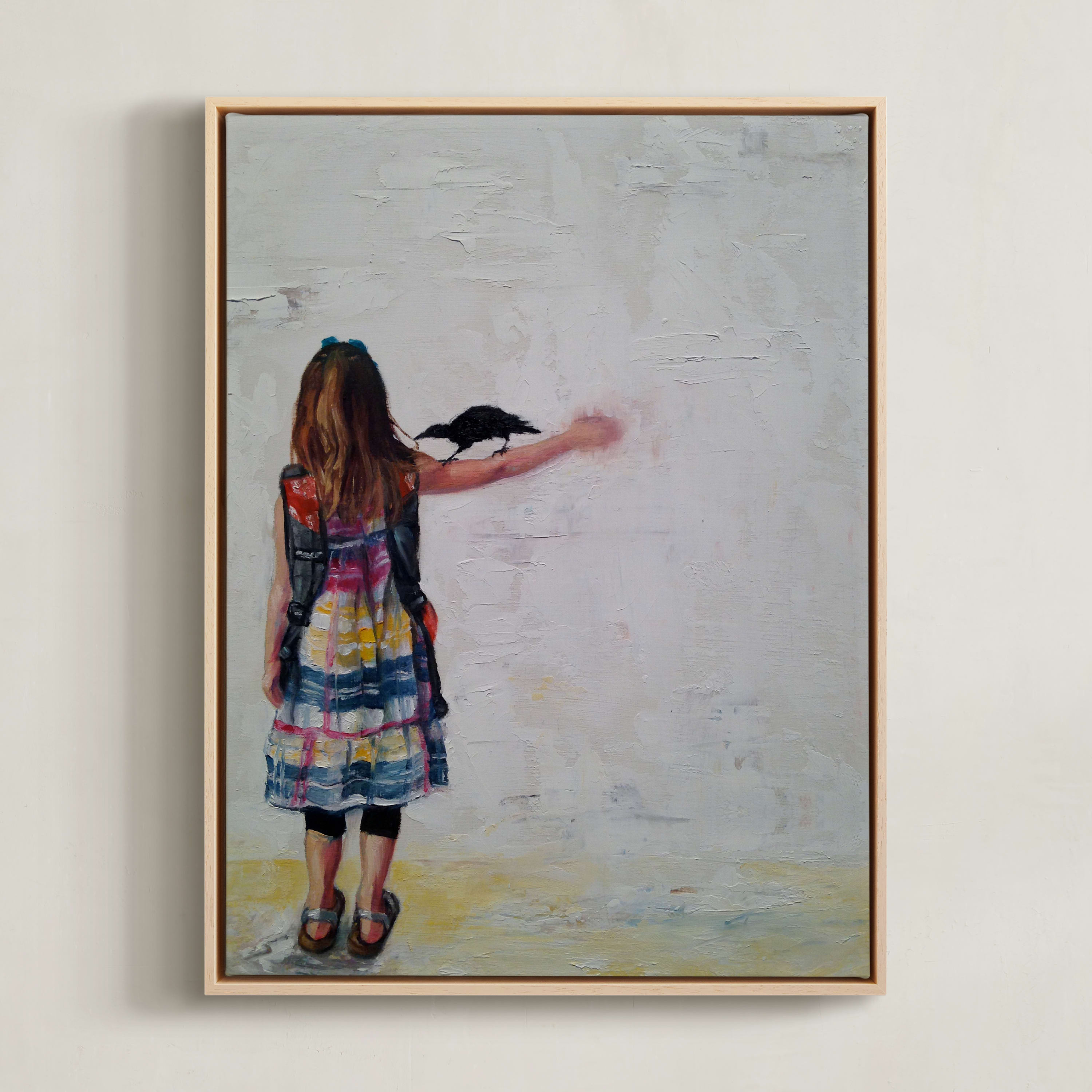 "Littlest Muse" - Painting Limited Edition Art Print by Jamie Peterson. | Minted