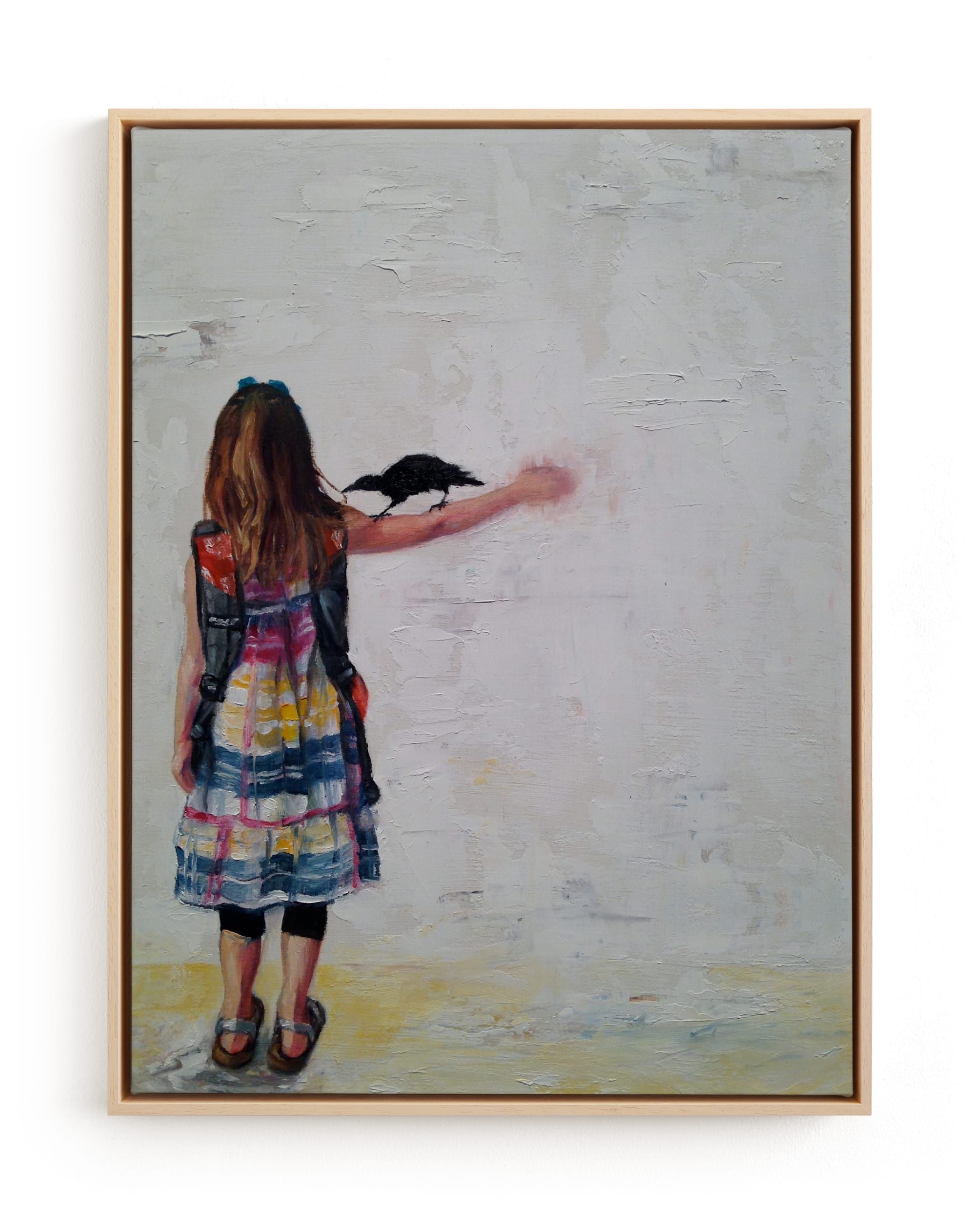 "Littlest Muse" - Painting Limited Edition Art Print by Jamie Peterson. | Minted