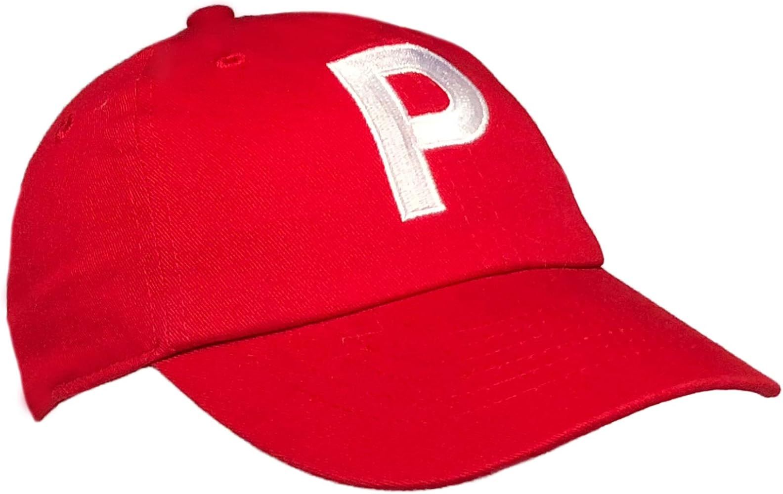 Tiny Expressions - Monogrammed Toddler Baseball Cap | Adjustable Red Hat | Amazon (US)